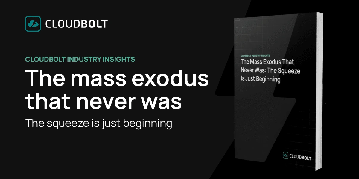 CloudBolt published research report: The Mass Exodus That Never Was