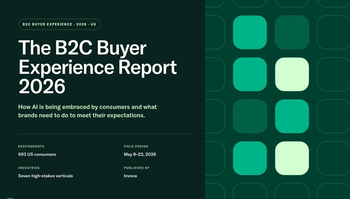 Invoca published research report: The B2C Buyer Experience Report 2026